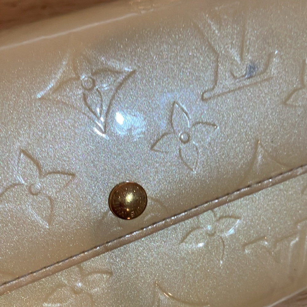 LOUIS VUITTON LV Monogram Vernis Porte Feuille Sarah Long Bifold Wallet TH1025 - Picture 4 of 15
